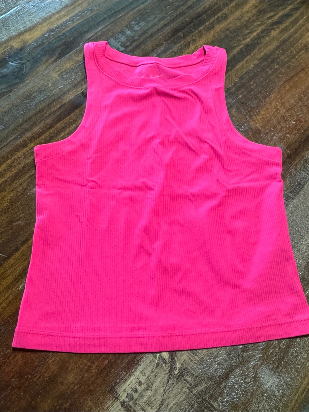Nike Women's Ribbed Tank Top - Hot Pink